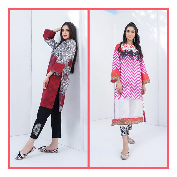 Keshia- Stitched Printed Kurti Bundle 22