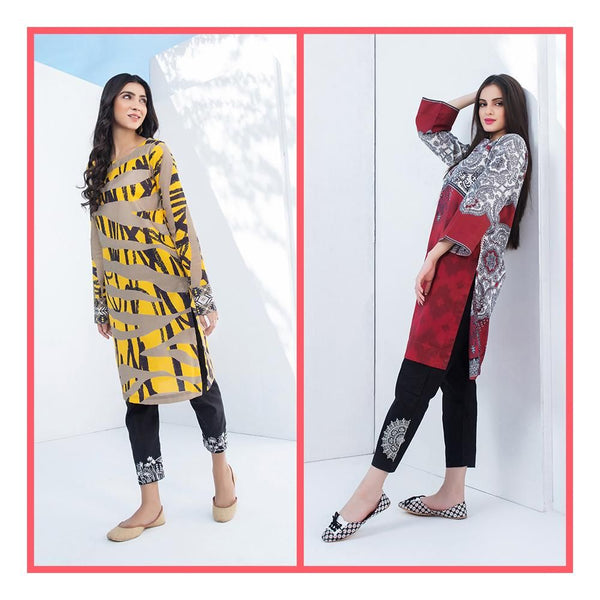 Keshia- Stitched Printed Kurti Bundle 16