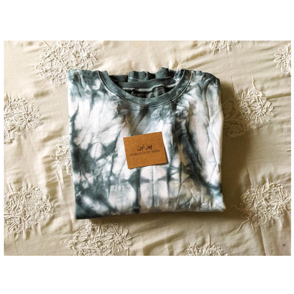 Pairahan- Tie and dye half sleeves t-shirt