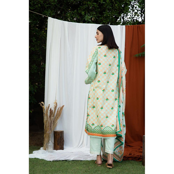 Zellbury- Dgital Printed Embroidered Khaddar Shirt, Khaddar Dupatta & Khaddar Trouser WUW21E30124