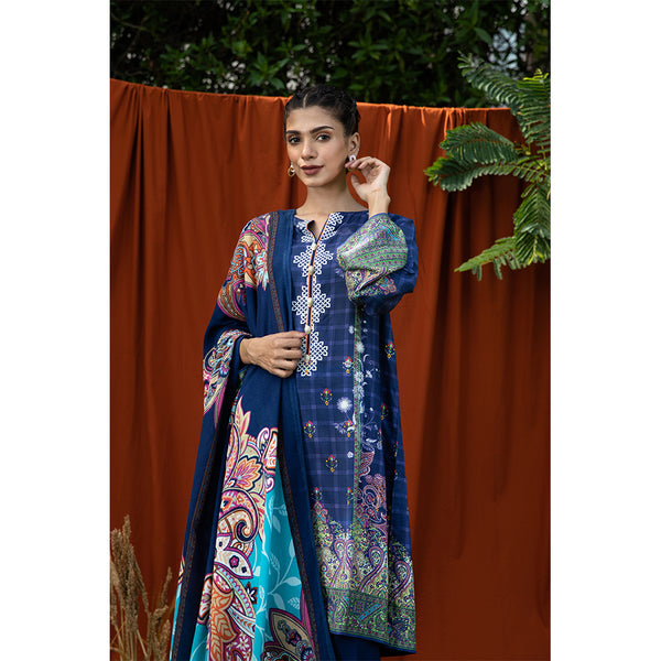 Zellbury- Digital Printed Viscose Shirt, Shawl & Viscose Trouser WUW21X30140