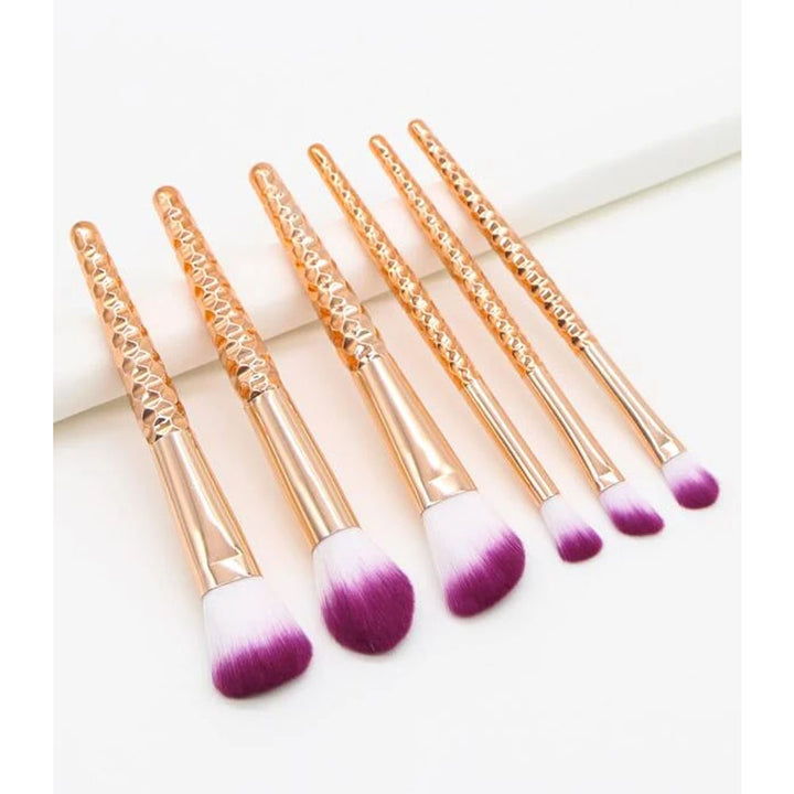 Shein- Marble Double Fiber Makeup Brush Set