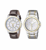 U.S. Polo Assn- Classic Mens Set of Two Two-Tone Watches- USC2254