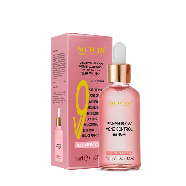MUICIN - V9 Pinkish Glow Anti Acne Face Serum - 15ml