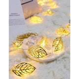 Shein- 1pc String Light With Leaf Shaped Bulb
