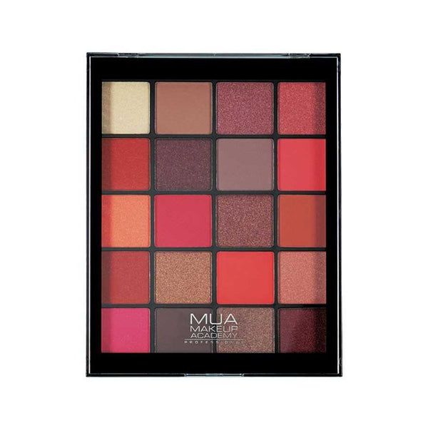 MUA Professional- 20 Shade Eyeshadow Palette- Flame Thrower