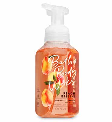 Bath & Body Works- Peach Bellini Gentle Foaming Hand Soap, 259 ml by Bagallery Deals priced at #price# | Bagallery Deals