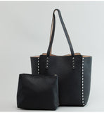 Max Fashion- Embellished Handbag with Twin Handles