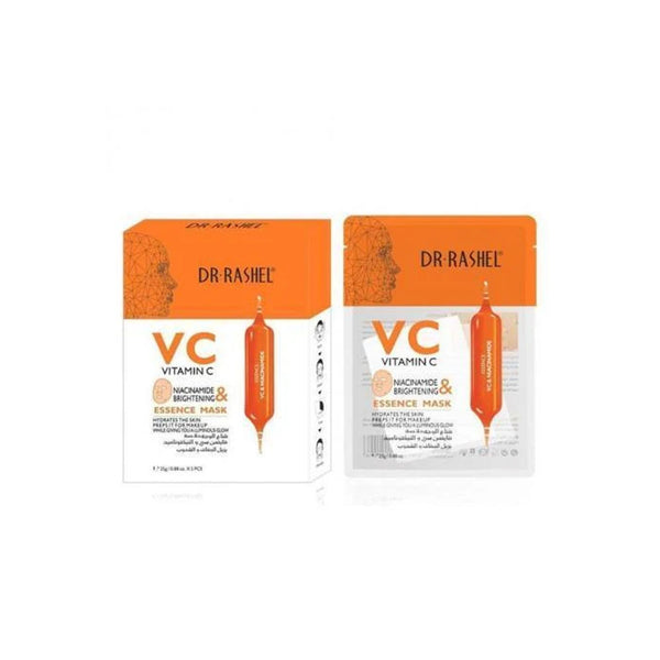 Dr Rashel- VC & Niacinamide Brightening Essence Mask, 25g*5pcs