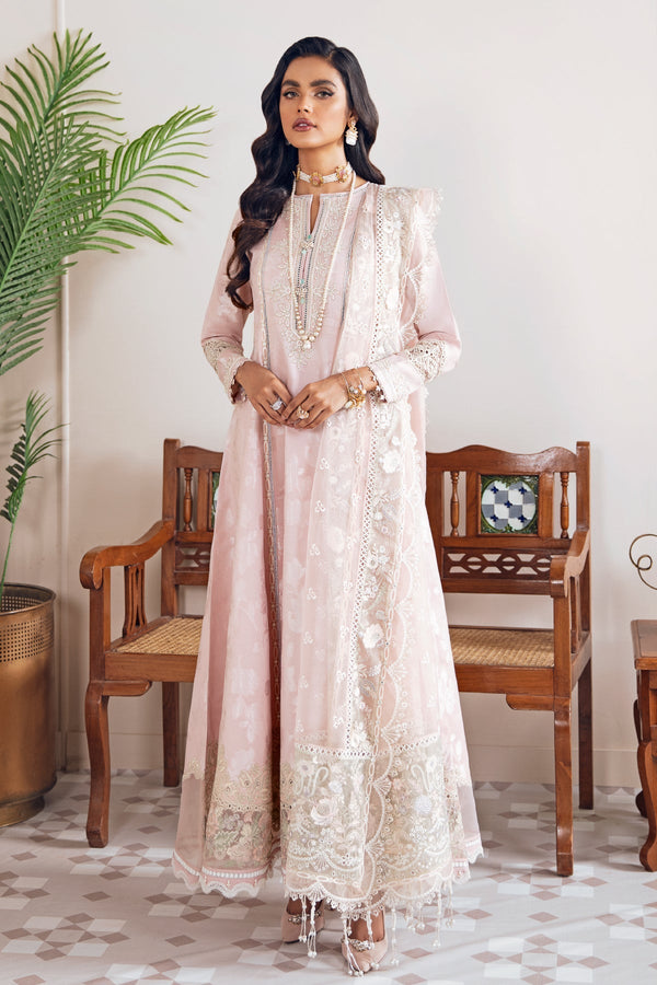 Barouqe- Embroidered Jacquard Lawn Sl09-D07