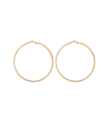 Forever 21- Textured Triple Hoop Earrings by Bagallery Deals priced at #price# | Bagallery Deals