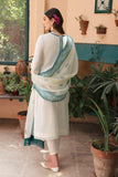 Ittehad- 3PC Unstitched Embroidered Lawn Shirt | Embroidered Dyed Raju Net Dupatta | Cambric Dyed Trouser