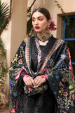 Ittehad- 3PC Unstitched Embroidered Lawn Shirt | Printed Silk Dupatta | Cambric Dyed Trouser