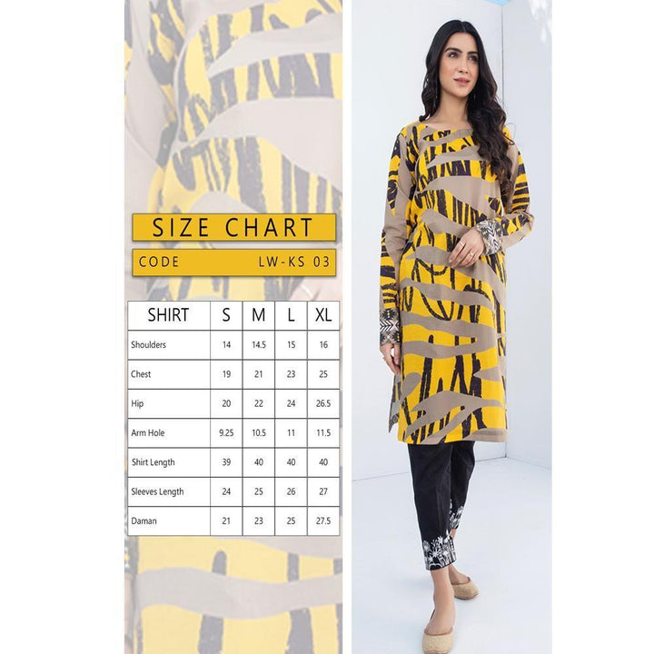 Keshia- Stitched Printed Kurti Bundle 18