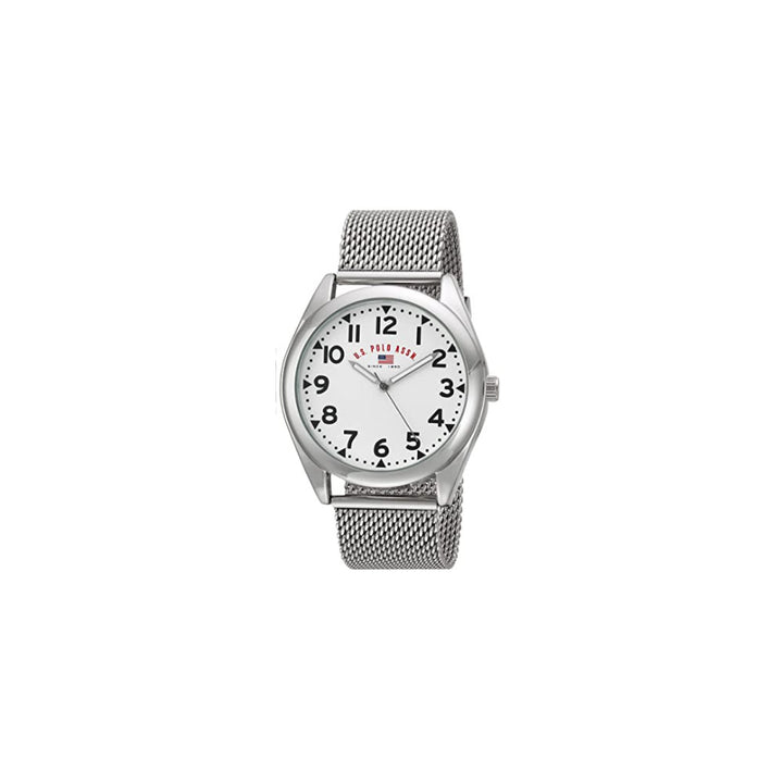 U.S. Polo Assn- Mens Quartz Watch, Analog Display And Stainless Steel Strap - US8803