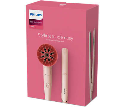 Philips COMBO PACK (Dryer + Straightener)