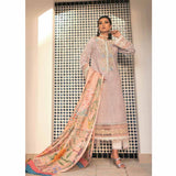 Hemline By Mushq- Embroidered Lawn Suits Unstitched 3 Piece MQ22SS HM22-04B- Pink Suede