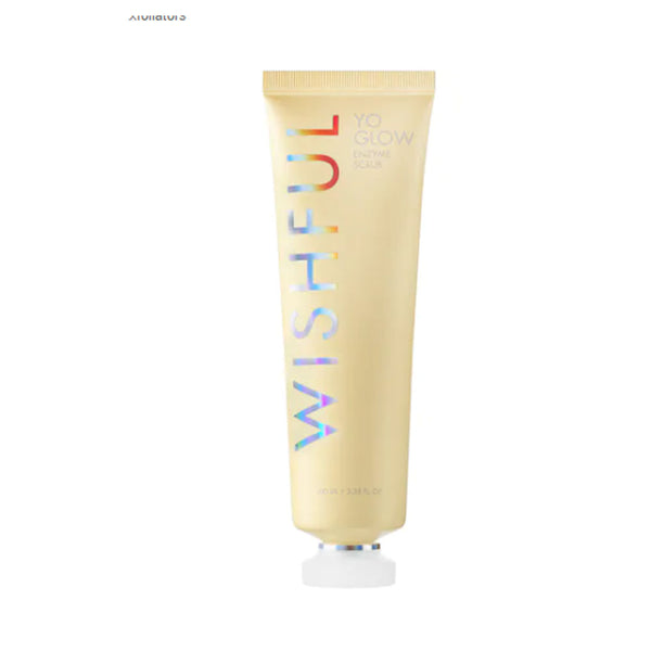 Huda Beauty Wishful- Yo Glow AHA & BHA Facial Enzyme Scrub, 20ml