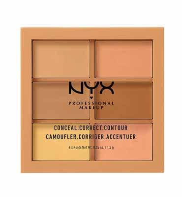 NYX Professional Makeup Conceal, Correct, Contour Palette 02 Medium