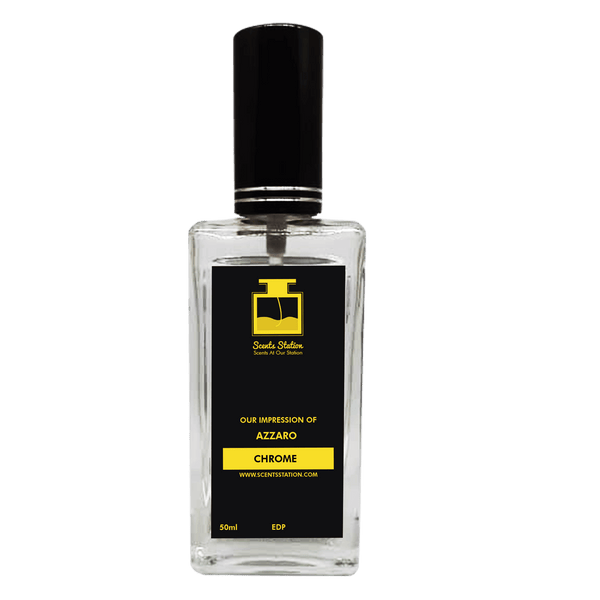 Scent Station- Our Impression Of Chrome Azzaro For men - 50ml Perfume