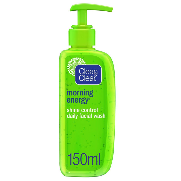 Clean & Clear- Morning Energy Daily Facial Wash Oil Free, 150ml