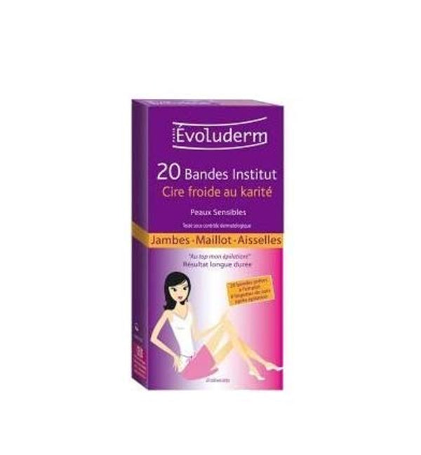 Evoluderm- Legs Wax Strips 20Pcs