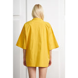 Yellow Kimono Shawl Jacket