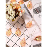 Shein- 1pc String Light With Leaf Shaped Bulb