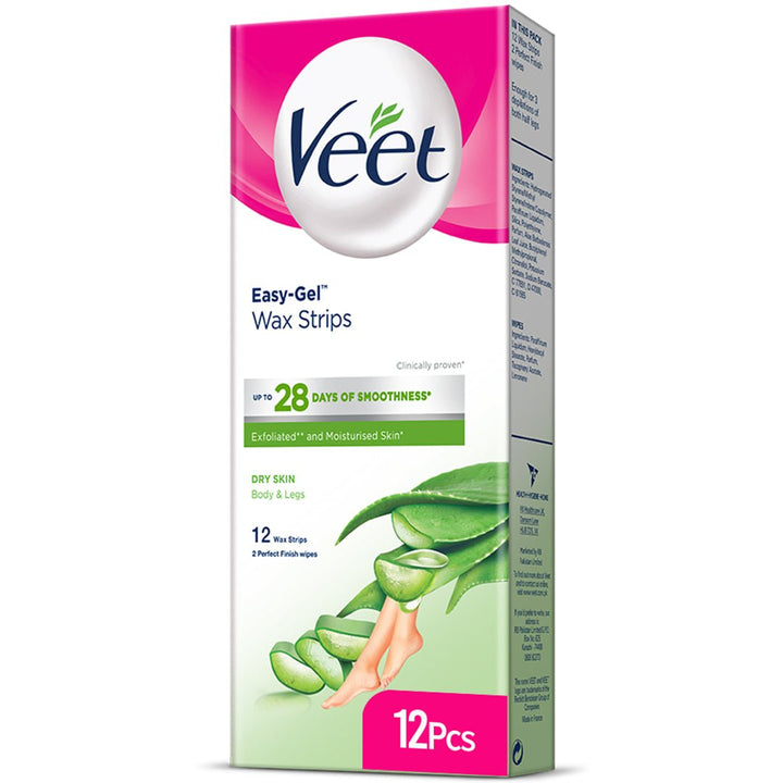 Veet- Cold Wax Strips Dry 12 wax strips