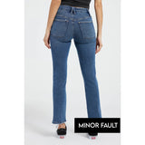Montivo - (Minor Fault) Straight Legs Stretchable Blue Jeans