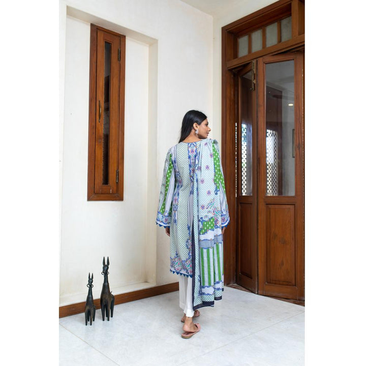 Zellbury- Digital Printed Light Khaddar Shirt & Light Khaddar Dupatta WUW21X20099