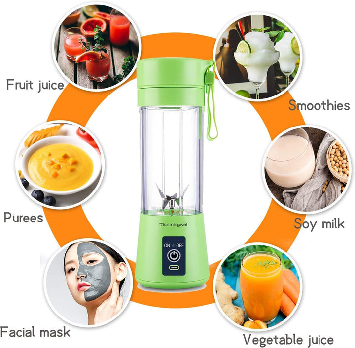 Home.Co- 6 Blades Portable Blender Multi Colour