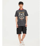 Pull&Bear- Coloured T-Shirt With Illustration