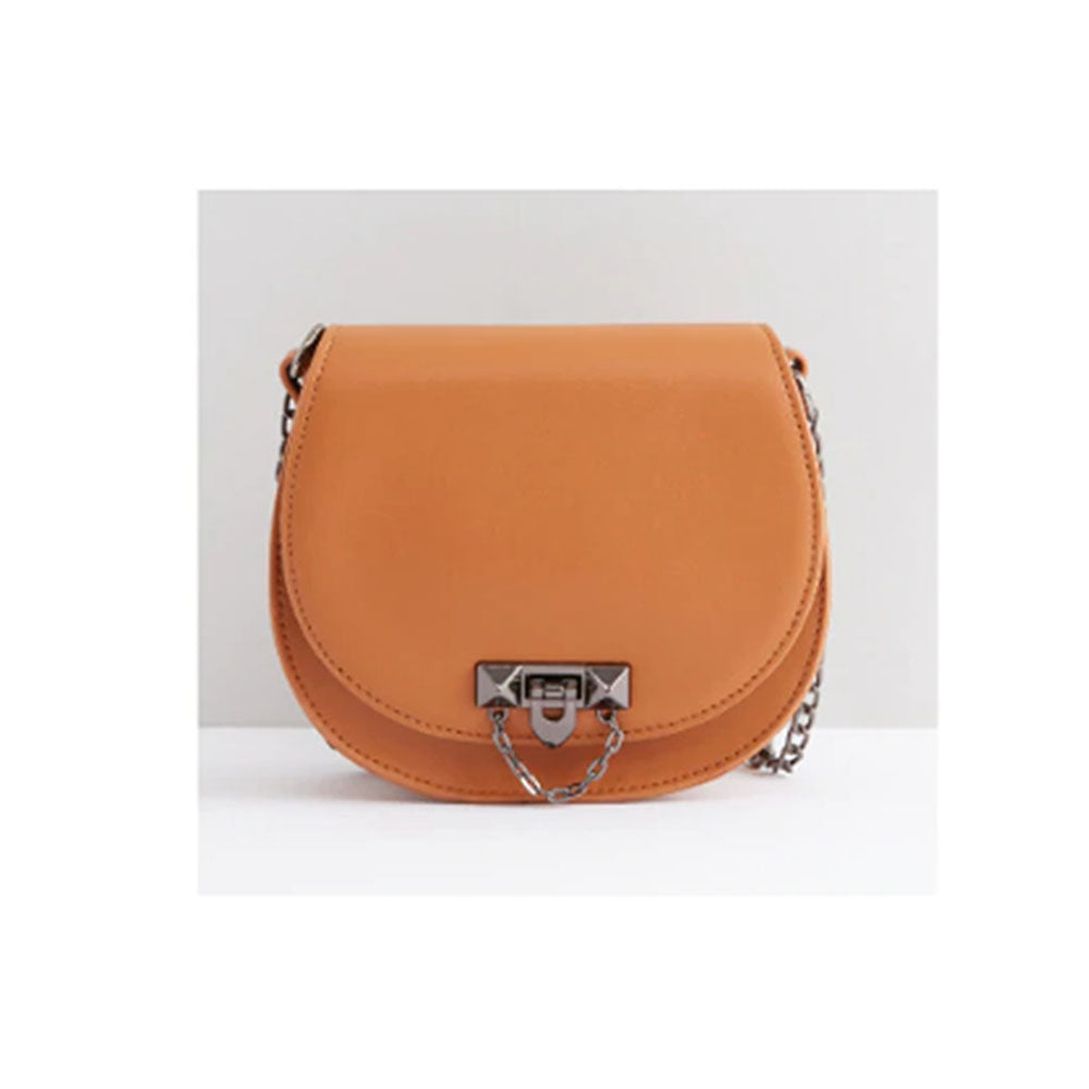 Max Fashion- Embellished Crossbody Bag with Chain Strap
