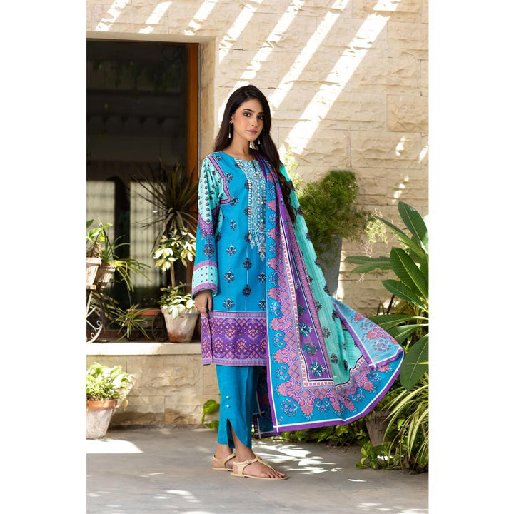 Zellbury- Digital Printed Embroidered Light Khaddar Shirt & Light Khaddar Dupatta WUW21E20102