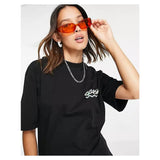 Asos- Collusion 80s C Collusion Oversized T-Shirt In Black