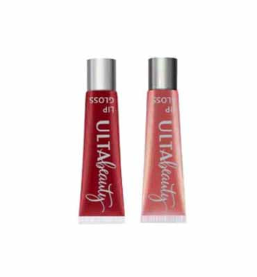 Ulta Beauty- 2 Lip Glosses in Plum and Rose (0.22 oz each)