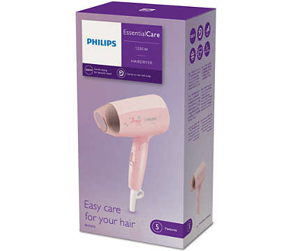 Philips Essential Care Dryer Compact Pink 1200W