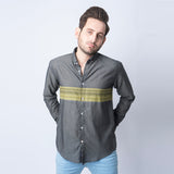 VYBE - Charcoal Patterned Shirt