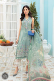 Maria B- Secret Garden Embroidered Lawn Suit by M Prints- 1B
