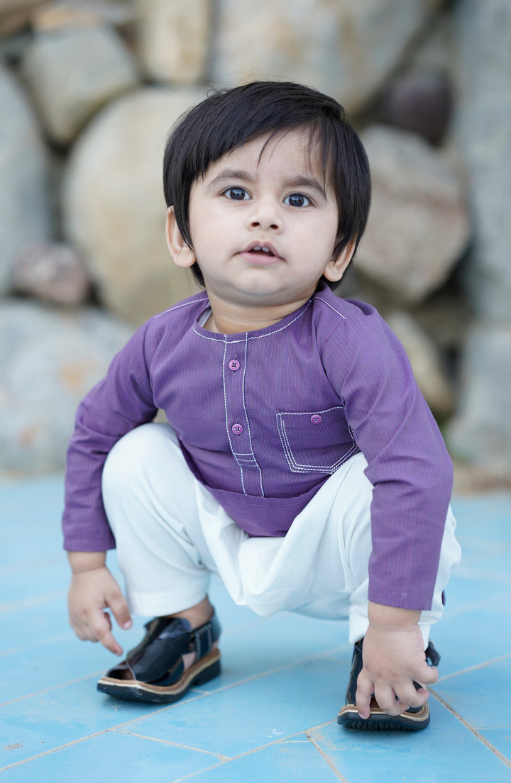 Summer'22 Infant Casual	Styling Kurta Purple