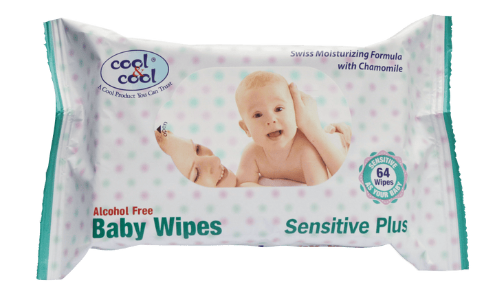 Cool & cool Baby Sensitive Wipes 64'S