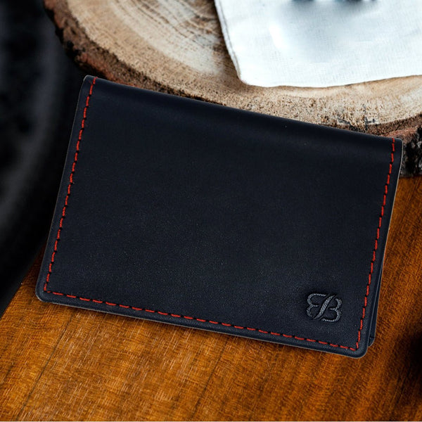 Hope Care- Premium Black Folding Card Case