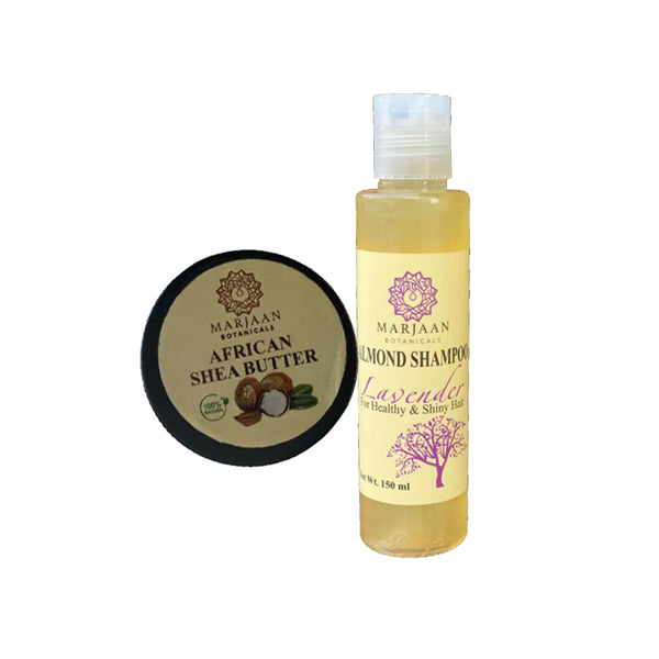 Buy Almond Shampoo (Lavender) 150 ml and get African Shea Butter free