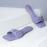 VYBE- Cross Weave Slide-Purple