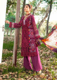 Maryam Hussain- Printed Lawn 3 Piece Unstitched Suit-Fuschia- DNO-9