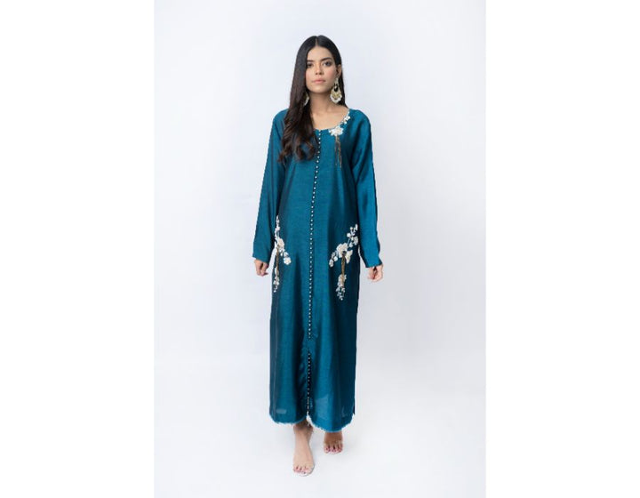 Sana Noor- Aminent Blue 3 piece suit