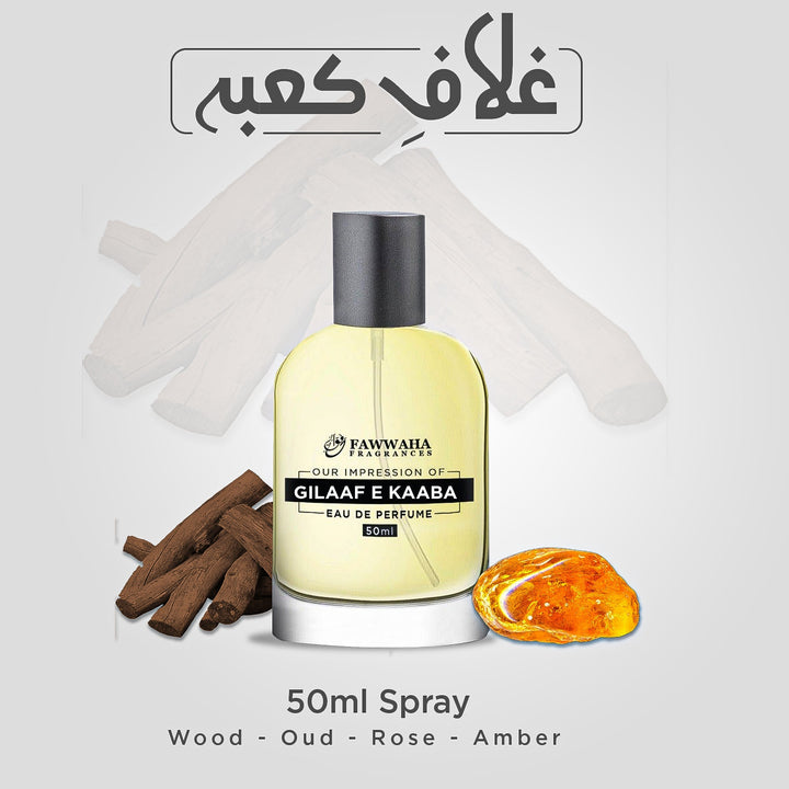 Fawwaha Fragrances- GHILAF-E-KAABA ARABIC ATTAR 50 ml Spray Form