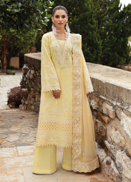 Gulaal Embroidered Lawn Unstitched 3 Piece Suit - GL24LL 01 VALERIA