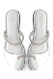 SPUTNIK Silver Flat Slipper H02143/010